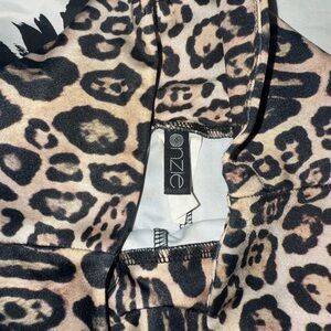 Onzie Leopard Print Women's bike shorts/yoga shorts